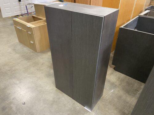 Grey Stained Upper Cabinet
