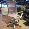 Lavender-Pink Adjustable Height Office Chair