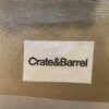 CRATE & BARREL Deep 2-Piece Sectional Sofa with Extra Wide Chaise Lounge