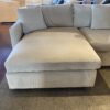 CRATE & BARREL Deep 2-Piece Sectional Sofa with Extra Wide Chaise Lounge