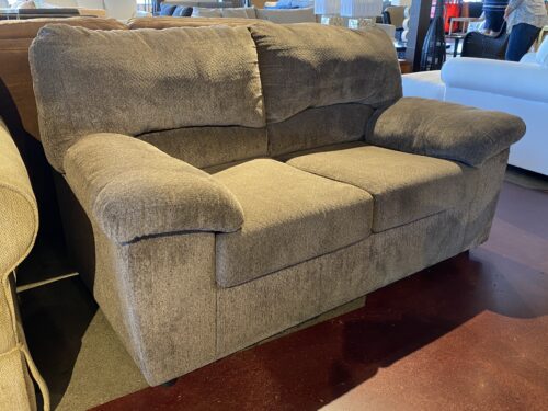Like New Plump Neutral Loveseat