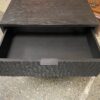 RESTORATION HARDWARE Melbourne Open Nightstand in Black Oak