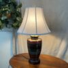 Art Deco Egyption-Inspired Ceramic Table Lamp