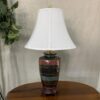 Art Deco Egyption-Inspired Ceramic Table Lamp