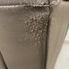Brown Electric Reclining Leather Loveseat