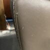 Brown Electric Reclining Leather Loveseat