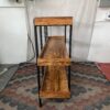 3 Tier Wood and Metal Etagere Bookshelf