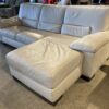 ITALSOFA  White 2Pc. Sectional w/ Chaise