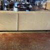 ITALSOFA  White 2Pc. Sectional w/ Chaise