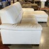 ITALSOFA  White 2Pc. Sectional w/ Chaise