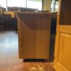 Minimal Blonde Glass Door Media Stand/Buffet