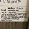 WALKER EDISON Nora 48" 2 Door Glass Corner TV Stand in Slate Gray