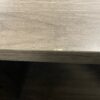WALKER EDISON Nora 48" 2 Door Glass Corner TV Stand in Slate Gray