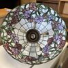 Tiffany Style Purple Floral Chandelier