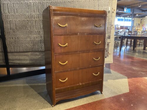 Waterfall Dresser w/ Gold Drape Hardware
