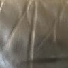 SIMON LI Black Nail Trim Leather Armchair