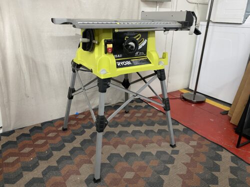 RYOBI 10" Portable Table Saw w/ Quick Stand Model #RTS21G