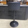YOUNIKE Modern Leather Swivel Barstools (Set of 4)