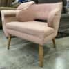 WORLD MARKET MCM Tyley Pink Upholstered Accent Chair