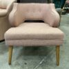WORLD MARKET MCM Tyley Pink Upholstered Accent Chair