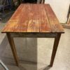 Sturdy Rustic Wood-Solids Shop Table