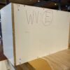 Crisp White Adjustable Shelf Wall Cabinet