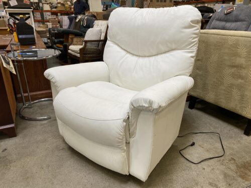 LA-Z-BOY White Power Reclining Armchair w/ Remote