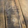 Rustic Branded Hairpin Leg Table