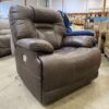 ASHLEY Wurstrow Leather Power Recliner w/ Headrest & Lumbar
