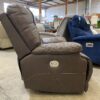 ASHLEY Wurstrow Leather Power Recliner w/ Headrest & Lumbar