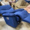 LA-Z-BOY James Dark Blue Swivel Rocking Power Recliner