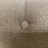 Tufted Chaise Lounge w/ Grey Lining
