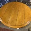 Refined Country Rustic 2-Tone Pedestal Table