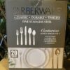 NEW! FARBERWARE 40Pc. Stainless Steel Silverware Set (Two Boxes)