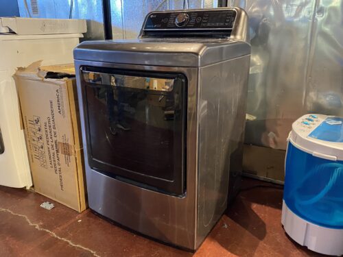 LG Black Front Load Dryer Model #DLEX7600KE