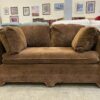 RB FURNITURE Brown Textured Loveseat