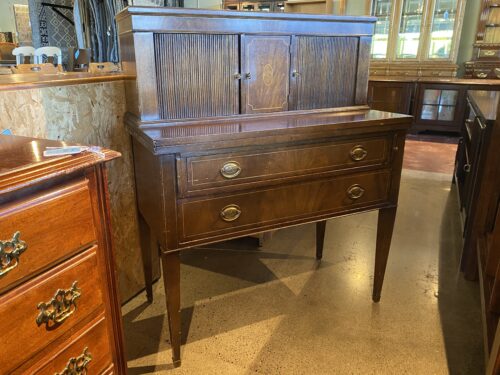 Vintage Fold-Out Desk w/ Eagle Inlay