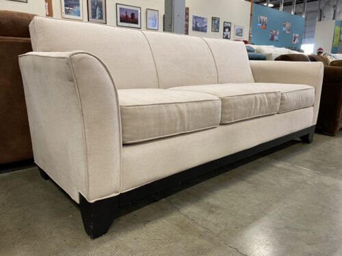PACIFIC FURNITURE Cream 3-Seat Sofa