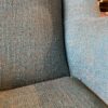 Teal Textured Wingback Armchair
