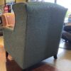 Teal Textured Wingback Armchair