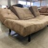 Brown Adjustable Futon w/ Metal base