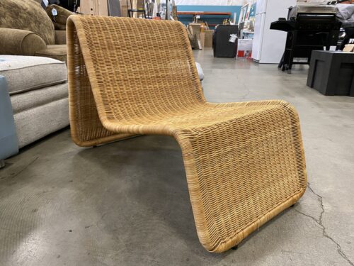IKEA Vintage Hestra Wicker Lounge Chair