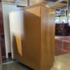 BASSETT Vintage Walnut 4-Drawer Tallboy Dresser w/ Basket Weave Detail