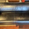 Sleek Minimal Black Apartment Sofa