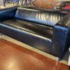 Sleek Minimal Black Apartment Sofa