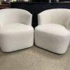 RESTORATION HARDWARE Arden Swivel Chair  (Set of 2)