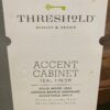 NEW! THRESHOLD Teal Finished Accent Cabinet
