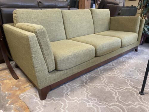 ARTICLE Green Woven 3 Seater Sofa