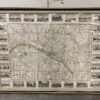 Antique Rare 1852 District Map of Ville de Paris