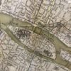 Antique Rare 1852 District Map of Ville de Paris
